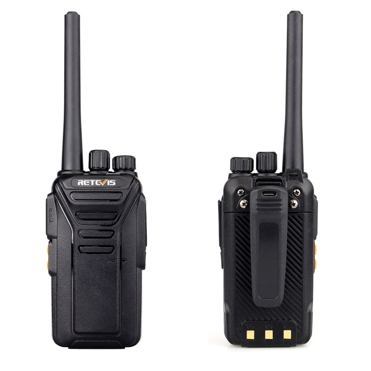 RETEVIS RT27 2W US Frequency 462.5500MHz-467.7125MHz 22CHS FRS Two Way Radio Handheld Walkie Talkie, US Plug(Black) - Handheld Walkie Talkie by RETEVIS | Online Shopping UK | buy2fix