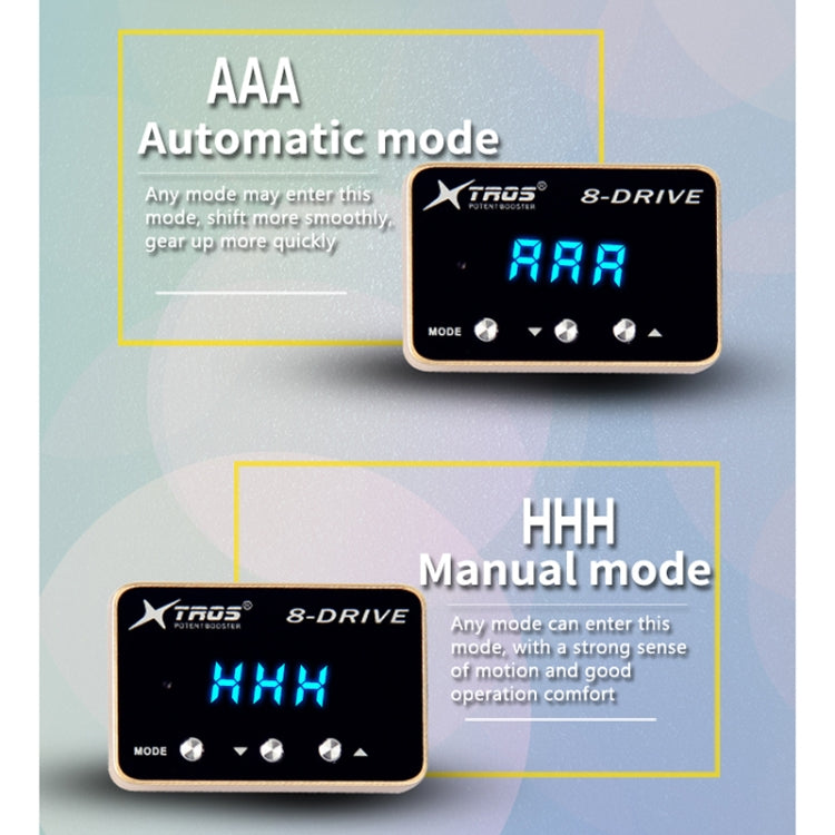 For Nissan Navara NP300 TROS 8-Drive Potent Booster Electronic Throttle Controller Speed Booster - In Car by TROS | Online Shopping UK | buy2fix