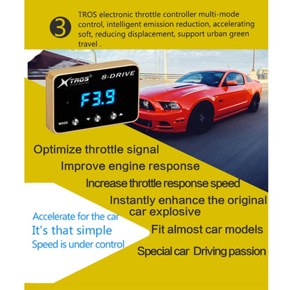 For Volkswagen Passat 2006- TROS 8-Drive Potent Booster Electronic Throttle Controller Speed Booster - In Car by TROS | Online Shopping UK | buy2fix