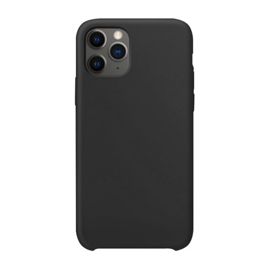 For iPhone 12 mini Ultra-thin Liquid Silicone Protective Case (Black) - iPhone 12 mini Cases by WK | Online Shopping UK | buy2fix