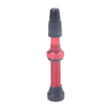 A5592 2 PCS 40mm Red French Tubeless Valve Core with Red Disassembly Tool for Road Bike - Outdoor & Sports by buy2fix | Online Shopping UK | buy2fix