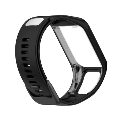 For Tomtom 4 Silicone Watch Band(Black) - Watch Bands by buy2fix | Online Shopping UK | buy2fix