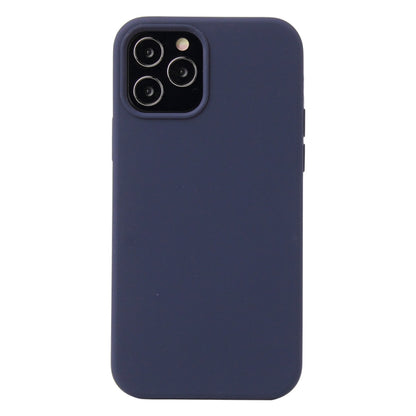 For iPhone 13 Pro Solid Color Liquid Silicone Shockproof Protective Case (Midnight Blue) - iPhone 13 Pro Cases by buy2fix | Online Shopping UK | buy2fix