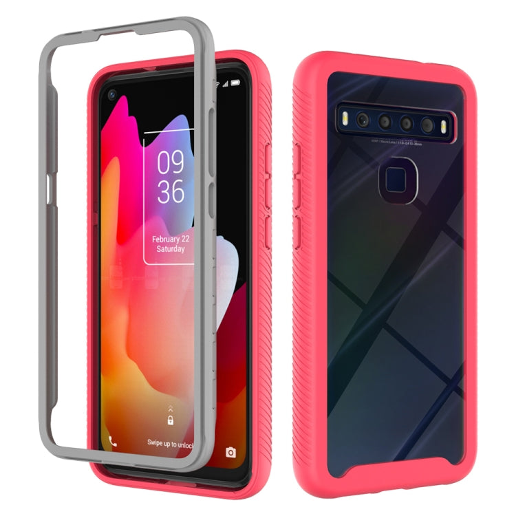 For TCL 10L Starry Sky Solid Color Series Shockproof PC + TPU Case(Rose Red) - More Brand by buy2fix | Online Shopping UK | buy2fix