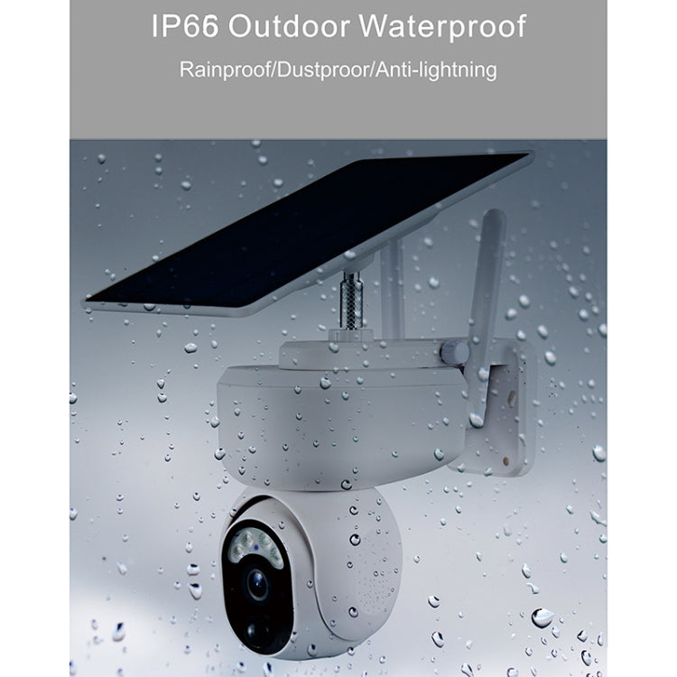 T24 1080P IP65 Waterproof Solar Smart PTZ Camera, Support Full-color Night Vision & Two-way Voice Intercom & AI Humanoid Detection Alarm, 4G US Version - Security by buy2fix | Online Shopping UK | buy2fix