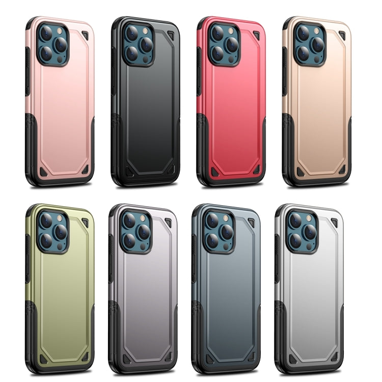 For iPhone 13 Pro Max Shockproof Rugged Armor Protective Case (Silver) - iPhone 13 Pro Max Cases by buy2fix | Online Shopping UK | buy2fix