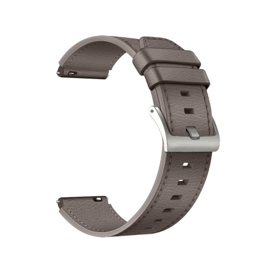 For Huawei Watch GT2 Pro Leather Watch Band(Grey) - Smart Wear by buy2fix | Online Shopping UK | buy2fix
