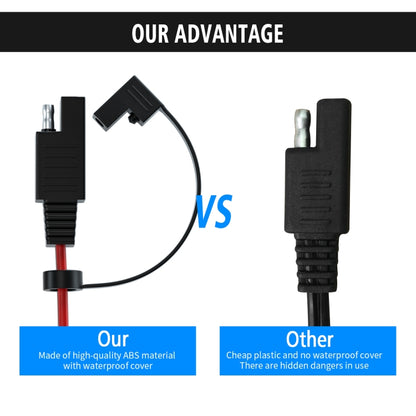 CS-1423A1 1.4m OT Terminal Cable with SAE Socket + 10A Fuse - In Car by buy2fix | Online Shopping UK | buy2fix