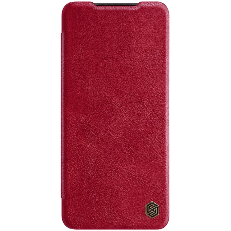 For Samsung Galaxy A22 4G LTE NILLKIN QIN Series Crazy Horse Texture Horizontal Flip Leather Case(Red) - Galaxy Phone Cases by NILLKIN | Online Shopping UK | buy2fix