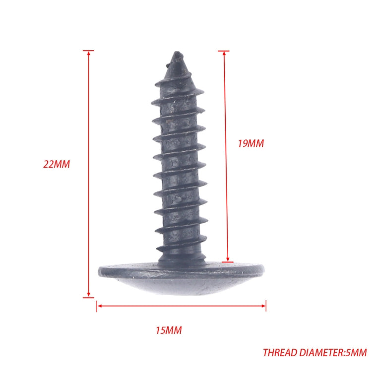 A5531 100 PCS M5x19 Mudguard Screws with Clip Nut / Wrench N90775001 N90648702 for Audi - In Car by buy2fix | Online Shopping UK | buy2fix