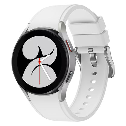 For Samsung Galaxy Watch4 Classic 42mm Silicone Watch Band(White) - Smart Wear by buy2fix | Online Shopping UK | buy2fix