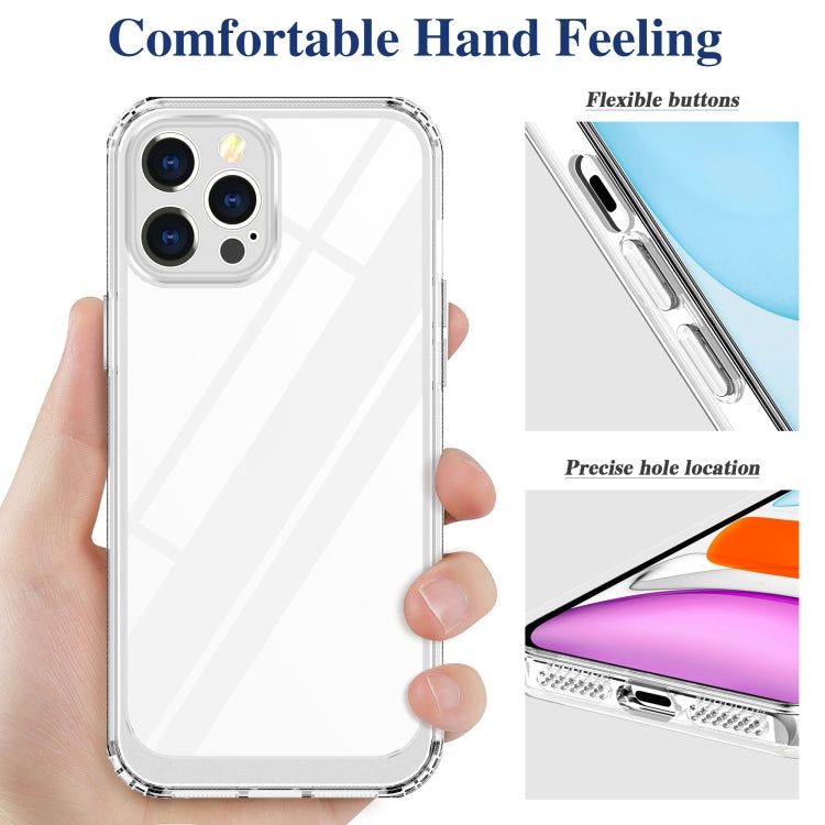 For iPhone 12 Pro Max Crystal Clear Shockproof PC + TPU Protective Case(Transparent) - iPhone 12 Pro Max Cases by buy2fix | Online Shopping UK | buy2fix