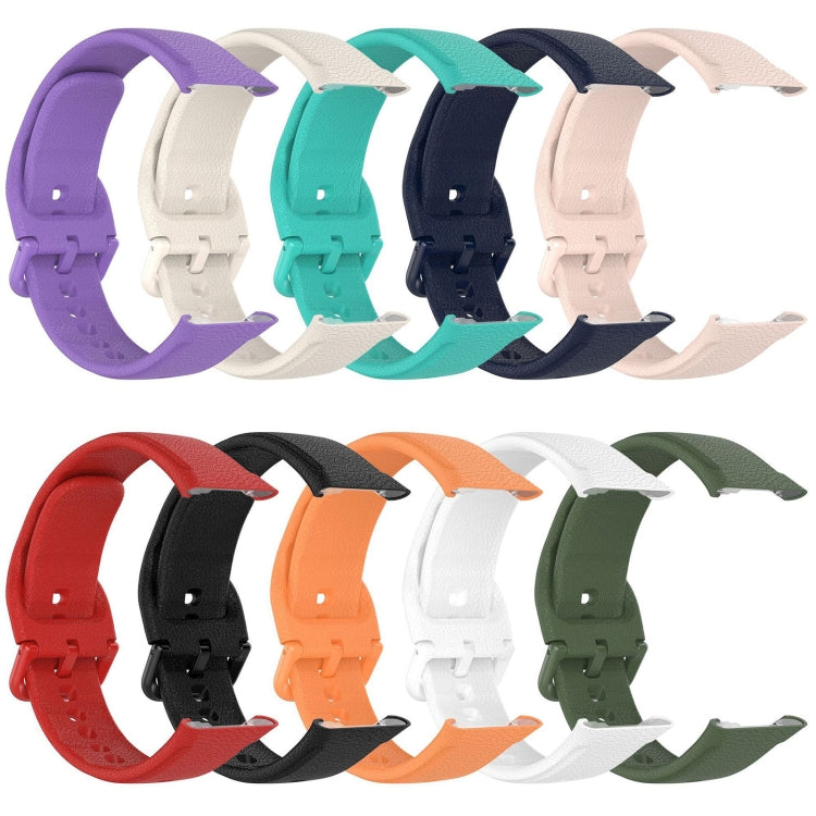 For OPPO Watch Free NFC Version Sport Silicone Watch Band(Purple) - Smart Wear by buy2fix | Online Shopping UK | buy2fix