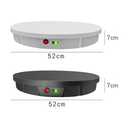 52cm Remote Control Electric Rotating Turntable Display Stand Video Shooting Props Turntable, Charging Power, Power Plug:UK Plug(White) - Camera Accessories by buy2fix | Online Shopping UK | buy2fix