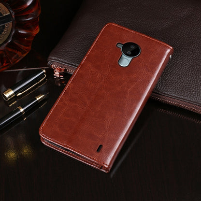 For Nokia C30 idewei Crazy Horse Texture Leather Phone Case with Holder & Card Slots & Wallet(Brown) - Nokia Cases by idewei | Online Shopping UK | buy2fix