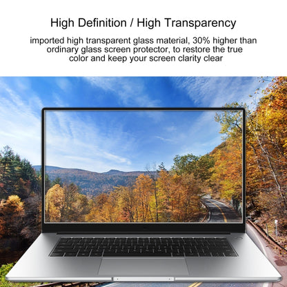 Laptop Screen HD Tempered Glass Protective Film For Huawei MateBook D 15 2021 15.6 inch - Computer & Networking by buy2fix | Online Shopping UK | buy2fix