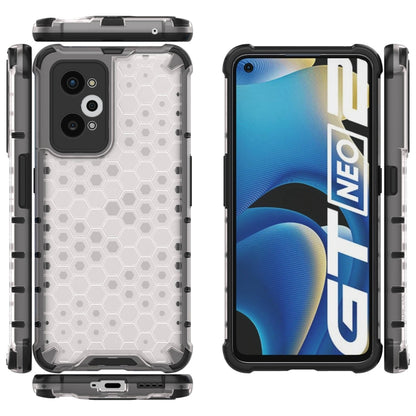 For OPPO Realme GT Neo2 5G Shockproof Honeycomb PC + TPU Phone Case(White) - OPPO & vivo Accessories by buy2fix | Online Shopping UK | buy2fix