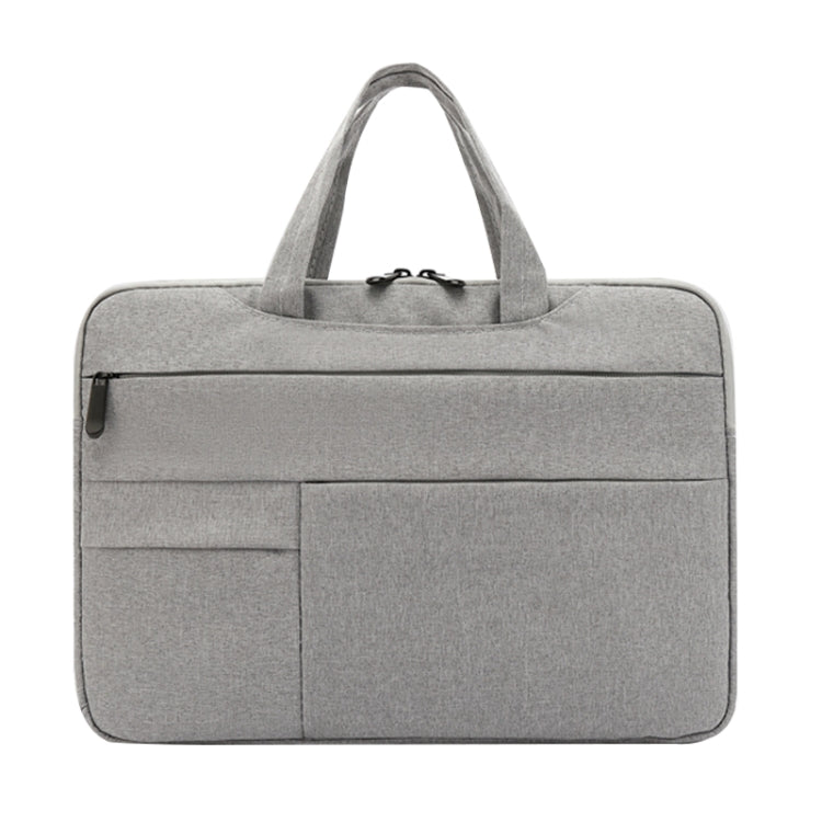 POFOKO C510 Waterproof Oxford Cloth Laptop Handbag For 15.4-16 inch Laptops(Grey) - Other by POFOKO | Online Shopping UK | buy2fix