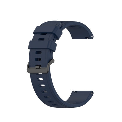 For Amazfit GTR Silicone Smart Watch Watch Band, Size:22mm(Dark Blue) - Watch Bands by buy2fix | Online Shopping UK | buy2fix