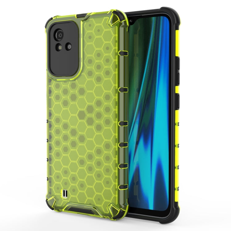 For OPPO Realme Narzo 50 4G Honeycomb PC + TPU Phone Case(Green) - Realme Cases by buy2fix | Online Shopping UK | buy2fix