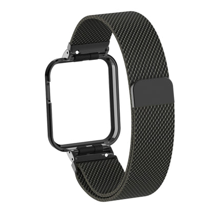 For Xiaomi Mi Watch Lite / Redmi Watch Milanese Magnetic Metal Watchband(Black) - Watch Bands by buy2fix | Online Shopping UK | buy2fix