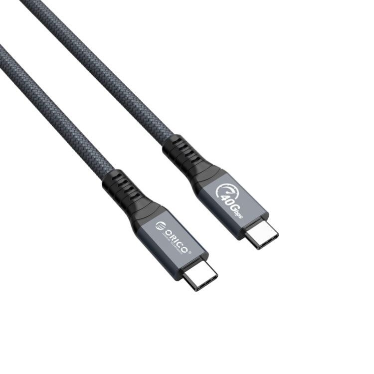 ORICO 40Gbps Thunderbolt 4 USB-C / Tpye-C Data Cable, Cable Length:2m(Grey) - Cable & Adapters by ORICO | Online Shopping UK | buy2fix