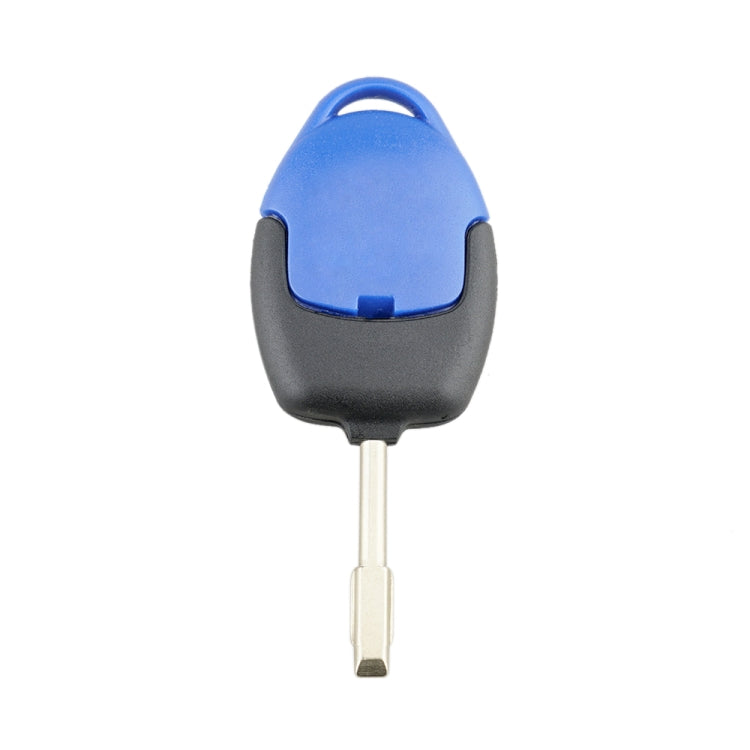 A17 Straight Car Key Shell Round Embryo Metal Embryo Length 35mm for Ford Transit 3-button - In Car by buy2fix | Online Shopping UK | buy2fix