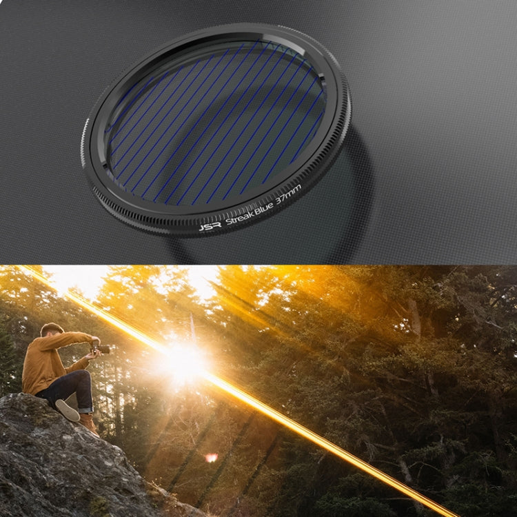 JSR Starlight Drawing Camera Lens Filter, Size:52mm(Streak Blue) - Camera Accessories by JSR | Online Shopping UK | buy2fix