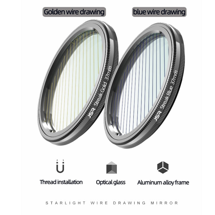 JSR Starlight Drawing Camera Lens Filter, Size:72mm(Streak Blue) - Other Filter by JSR | Online Shopping UK | buy2fix