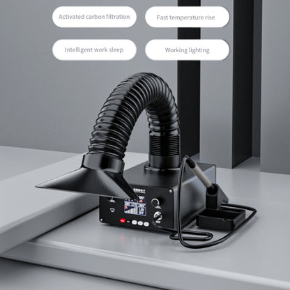 TBK D201 Constant Temperature Soldering Iron Welder Station With Smoke Filter(US Plug) - Soldering Iron Set by TBK | Online Shopping UK | buy2fix