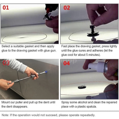 N5 104 in 1 Car Paintless Dent Removal Fender Damage Repair Puller Lifter, Plug Type:EU Plug - In Car by buy2fix | Online Shopping UK | buy2fix