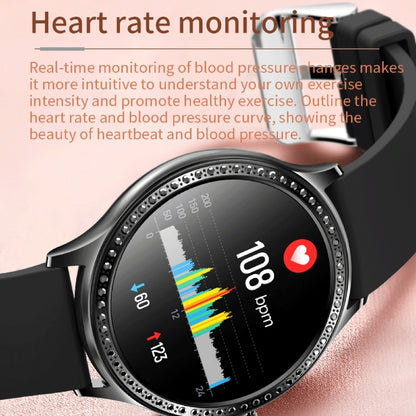 AK35 1.32 inch IPS Color Screen Smart Watch, Support Sleep Monitoring/Blood Oxygen Monitoring(Silver Steel Watch Band) - Smart Wear by buy2fix | Online Shopping UK | buy2fix