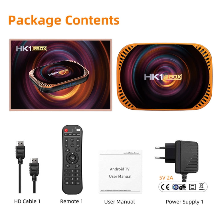 MECOOL HK1RBOX X4 4K TV Box, Android 11 Amlogic S905X4 CPU with RC 4GB+32GB(EU Plug) - Consumer Electronics by MECOOL | Online Shopping UK | buy2fix