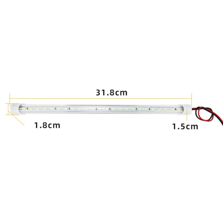 5 PCS ZS-3130 31.8cm Lorry Truck High Bright LED Cabin Light Bar, Voltage:DC 24V - In Car by buy2fix | Online Shopping UK | buy2fix