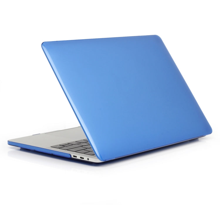 For MacBook Air 13.6 inch A2681 2022 Laptop Crystal Style Protective Case(Dark Blue) - MacBook Air Cases by buy2fix | Online Shopping UK | buy2fix