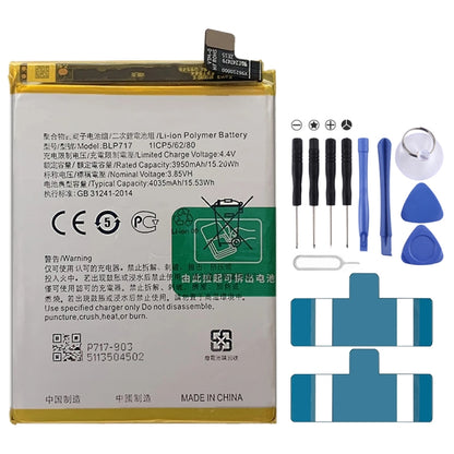 BLP717 4035mAh For OPPO Reno Z Li-Polymer Battery Replacement - For OPPO by buy2fix | Online Shopping UK | buy2fix