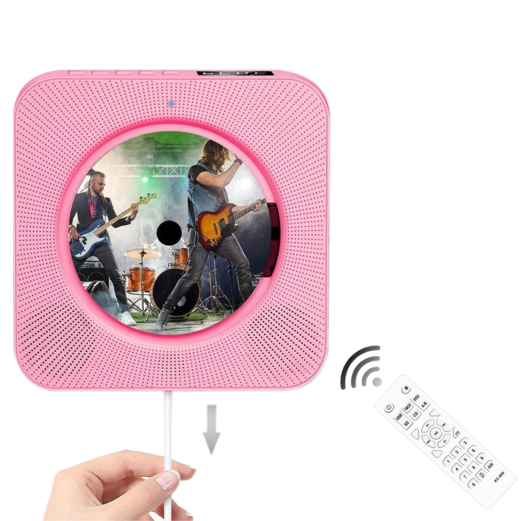Kecag KC-809 10W Portable Bluetooth Album CD Player Player(Pink) - Consumer Electronics by Kecag | Online Shopping UK | buy2fix