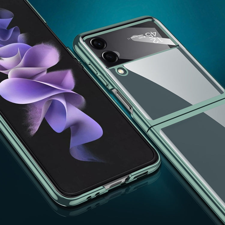For Samsung Galaxy Z Flip4 GKK Integrated Electroplating Full Coverage Phone Case(Blue) - Galaxy Z Flip4 5G Cases by GKK | Online Shopping UK | buy2fix