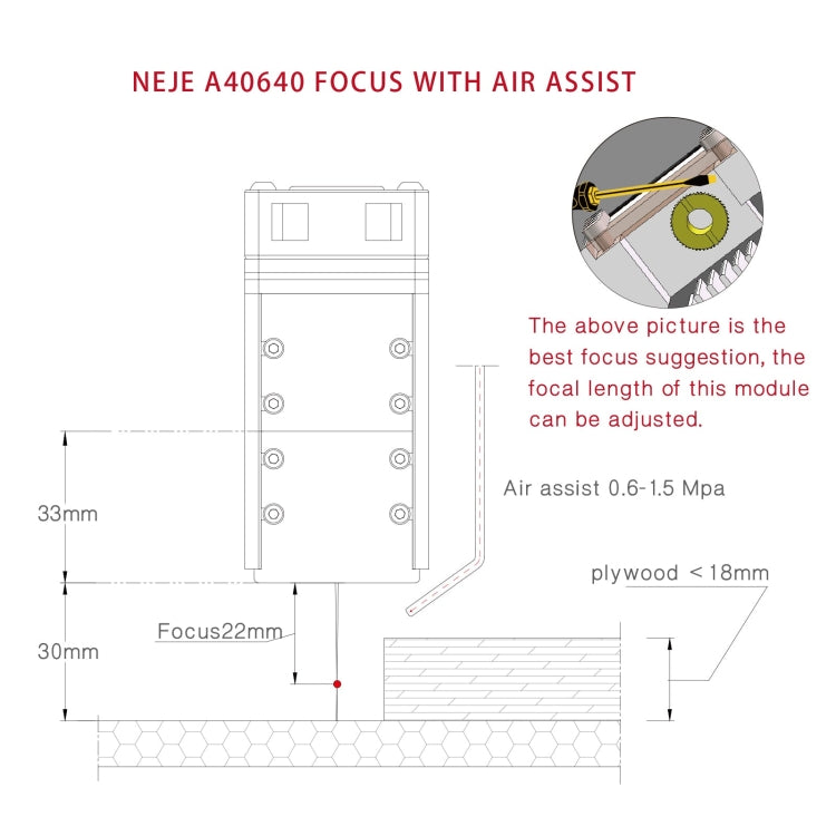 NEJE MASTER 3 MAX Laser Engraver with A40640 Dual Laser Beam Module(EU Plug) - DIY Engraving Machines by NEJE | Online Shopping UK | buy2fix