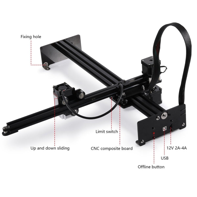 NEJE MASTER 3 Plus Laser Engraver with A40640 Laser Module(EU Plug) - Consumer Electronics by NEJE | Online Shopping UK | buy2fix