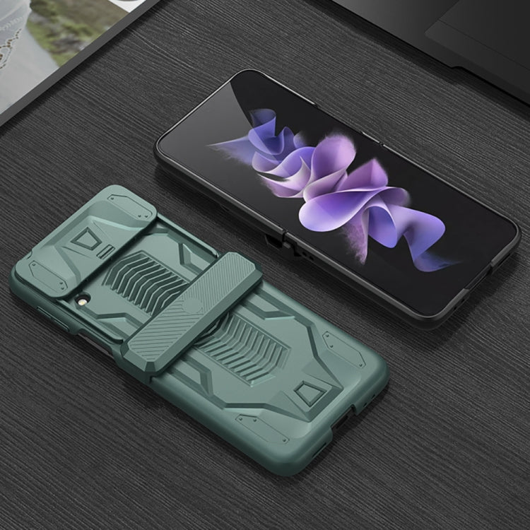 For Samsung Galaxy Z Flip4 GKK Sliding Camshield Magnetic Armor Flip Phone Case(Sweet Pink) - Galaxy Z Flip4 5G Cases by GKK | Online Shopping UK | buy2fix