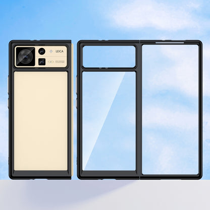 For Xiaomi Mix Fold 2 Colorful Series Acrylic + TPU Phone Case(Black) - Xiaomi Cases by buy2fix | Online Shopping UK | buy2fix