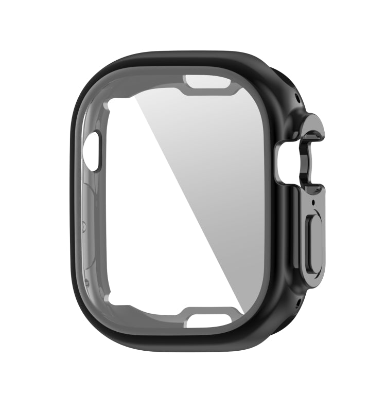 PET Film TPU Watch Case For Apple Watch Ultra(Black) - Smart Wear by buy2fix | Online Shopping UK | buy2fix