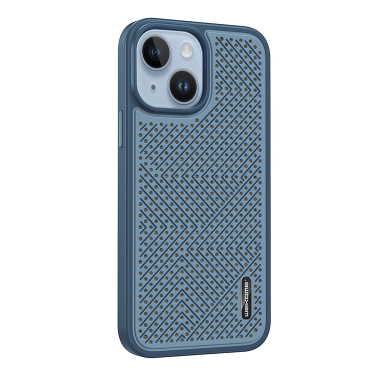 For iPhone 14 Plus WEKOME Graphene Heat Dissipation Phone Case (Blue) - iPhone 14 Plus Cases by WK | Online Shopping UK | buy2fix