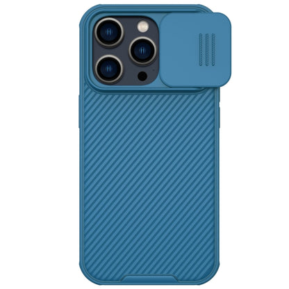 For iPhone 14 Pro Max NILLKIN CamShield Pro Protective Phone Case(Blue) - iPhone 14 Pro Max Cases by NILLKIN | Online Shopping UK | buy2fix