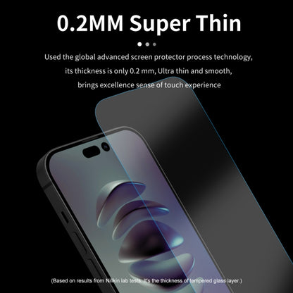 For iPhone 14 Pro NILLKIN H+Pro 0.2mm 9H Explosion-proof Tempered Glass Film - iPhone 14 Pro Tempered Glass by NILLKIN | Online Shopping UK | buy2fix