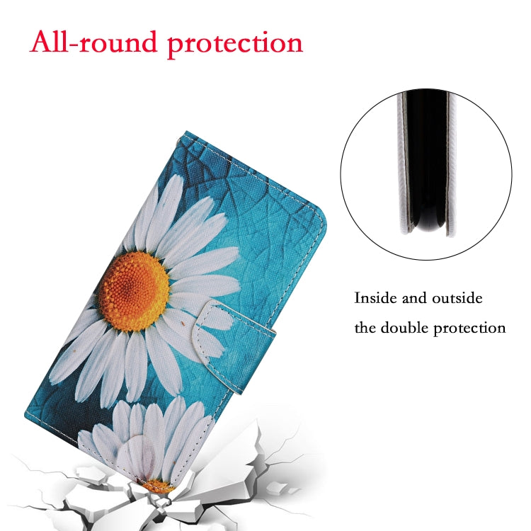 For Xiaomi Redmi A1 Colored Drawing Pattern Leather Phone Case(Chrysanthemum) - Xiaomi Cases by buy2fix | Online Shopping UK | buy2fix