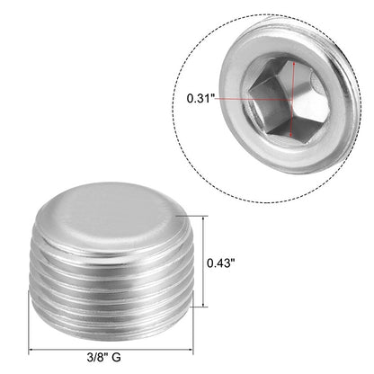 LAIZE 10pcs Iron Plug Connector Accessories, Caliber:2 Point -  by LAIZE | Online Shopping UK | buy2fix