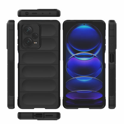 For Xiaomi Redmi Note 12 Pro+ China / Global Magic Shield TPU + Flannel Phone Case(Purple) - Note 12 Pro+ Cases by buy2fix | Online Shopping UK | buy2fix