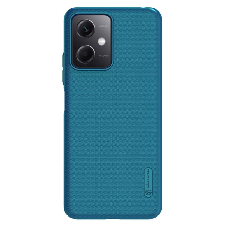 For Xiaomi Redmi Note 12 China NILLKIN Frosted PC Phone Case(Blue) - Note 12 Cases by NILLKIN | Online Shopping UK | buy2fix